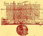 Stepono Batoro 1584 m. raštas cecho reikalu. Pirtininkai.